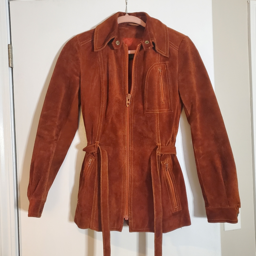 Rust colored jacket